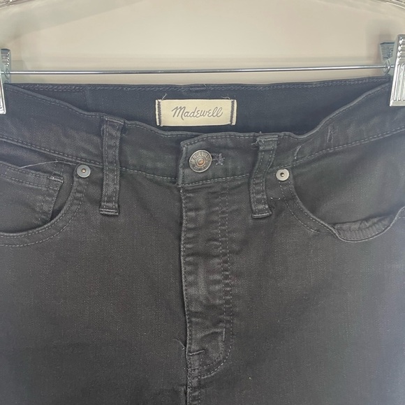 Madewell 10” high rise skinny‎ black jean. - Picture 5 of 10